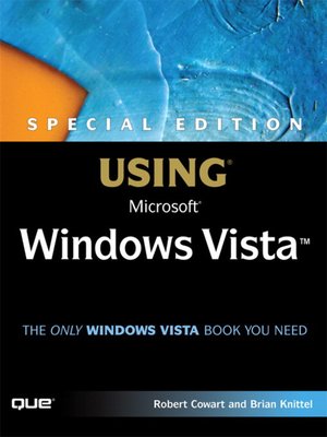 cover image of Special Edition Using Microsoft&#174; Windows&#174; Vista